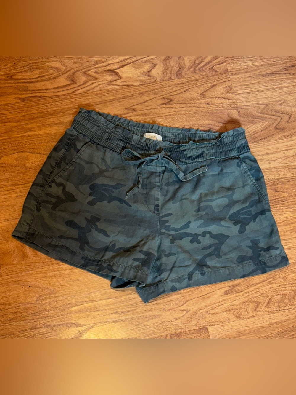 LOFT outlet Women’s Camouflage Drawstring Casual Shorts - Green